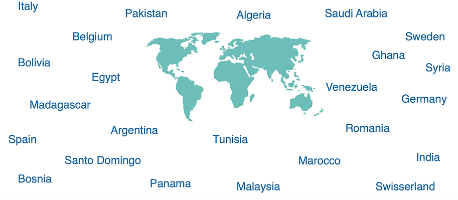 World Map with Power Plants